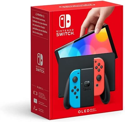 NINTENDO SWITCH OLED BLU NEON / ROSSO NEON CONSOLE PORTATILE 64GB HDMI ITALIA - Immagine 1 di 4