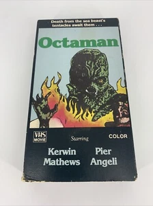 OCTAMAN 1973 (VHS, 1985) CONGRESS Creature Feature Horror Monster TESTED - Picture 1 of 24