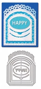 Junk Journal Pocket Tag Die Cut for Card Making Paper Punch Cutting Scrapbooking - Picture 1 of 2