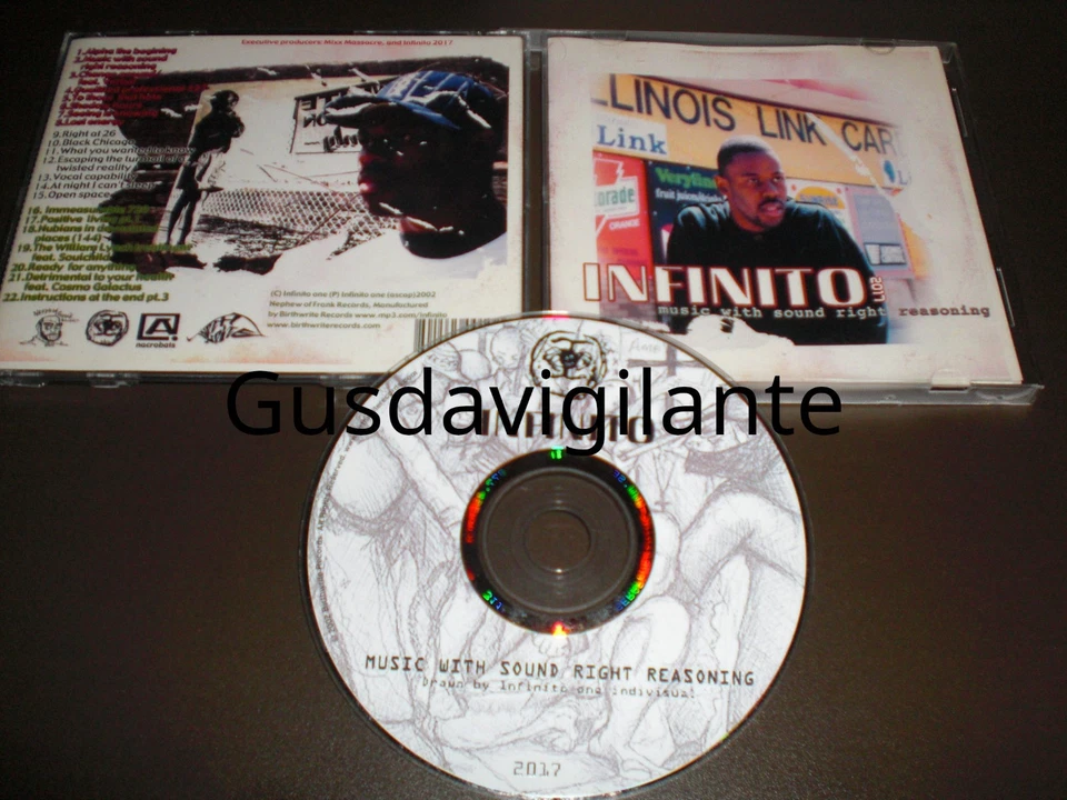 Infinito 2017 Music With Sound Right Reasoning CD Marcellous Lovelace Molemen  - Image 1 of 1