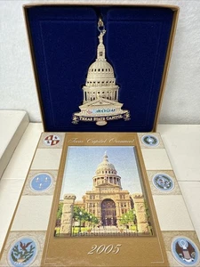 Vintage 2005 Texas State Capital Ornament mit Box & Papieren - Bild 1 von 3