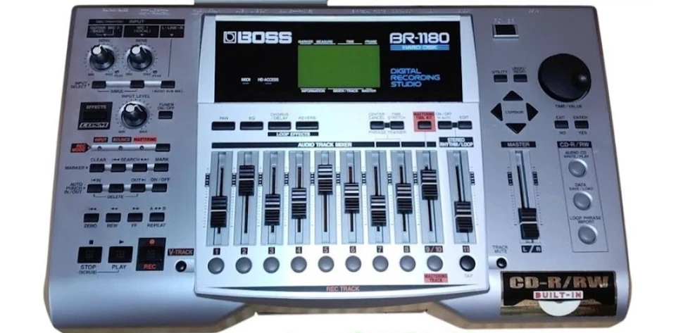BOSS BR-1180 CD Digital Recording Studio Multi Track Recorder Used - Image 1 of 4