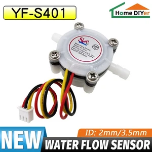YF-S401 Hall Effect Water Flow Sensor Liquid Meter 2/3.5mm For RO Water Purifier - Picture 1 of 11
