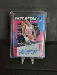 Patrick Ewing 2024-25 Mosaic Fast Break Auto /15! New York Knincks - Picture 1 of 3