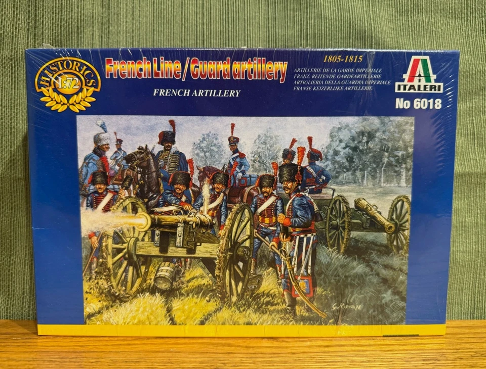 Italeri 6018 1 72 Napoleonic War French Artillery NOS