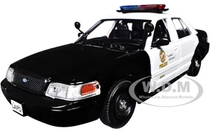 FORD CROWN VICTORIA POLICE "LAPD" 2010 SCHWARZ & WEISS 1:24 MODELL MOTORMAX 76946 - Bild 1 von 6