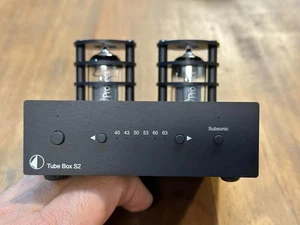 Pro-Ject Tube Box S2 Pure-Tube MM/MC Phono Preamplifier (Black) - Picture 1 of 6