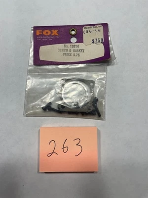 VINTAGE R/C  FOX SCREW AND GASKET SET #13614 - Image 1 of 4