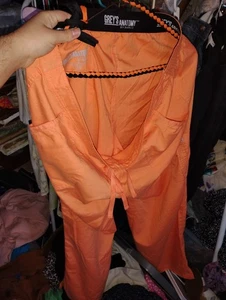 Grey's Anatomy By Barco XL Orange Still Peeling Hose Damen Krankenschwester Jogger - Bild 1 von 2