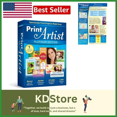 Print Artist Platinum 25: Professional Desktop Publishing Made Easy - Image 1 of 3