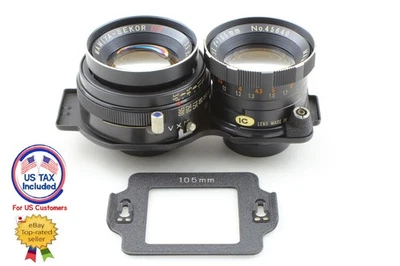 Blue Dot [Exc+5 w/ Mask] Mamiya Sekor DS 105mm f3.5 Lens For TLR C330 C220 JAPAN - Image 1 of 4