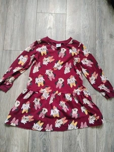 Minnie Mouse Dress 4-5 Year Old Minnie Print Girls Dress Disney Dress For 4 Year - Picture 1 of 4