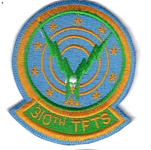 PATCH USAF 310TH TACTICAL FIGHTER TRAINING SQ TFTS LUKE AFB JT-55 - Bild 1 von 1