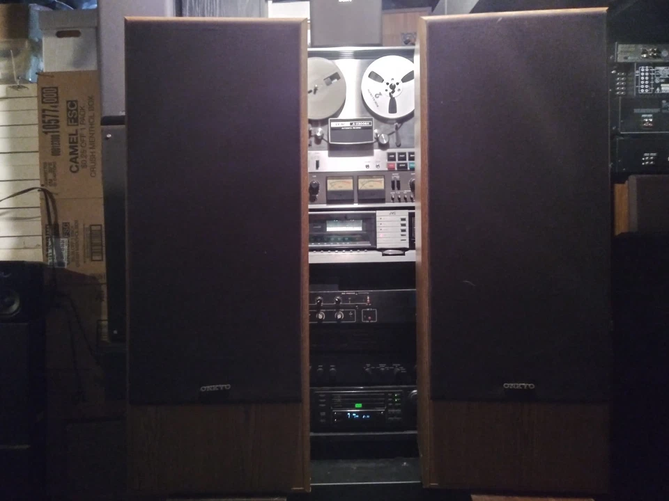 Altavoces de piso de 3 vías Onkyo S-35 12" probados y funcionando 8 ohmios 110 w BONITO AUDIÓFILO Foto 1 de 4