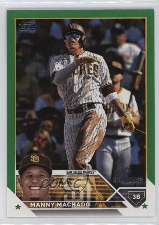 2023 Topps X MLB Players Exclusive Green /99 Manny Machado #40 - Image 1 of 2