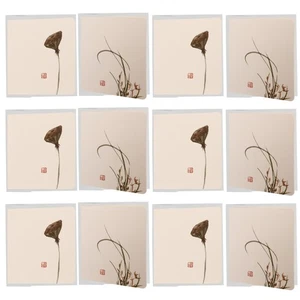 24Pcs Chinese Style Children Handmade Blessing Cards for Festival Gift Party wit - Picture 1 of 11