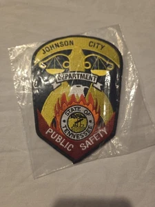 JOHNSON CITY PUBLIC SAFETY TENNESSEE Police Patch PHOENIX FIRE FLAMES  - Picture 1 of 1