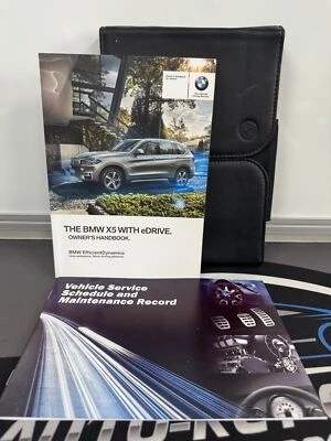GENUINO BMW X5 EDRIVE F15 PAQUETE PROPIETARIO / MANUAL / MANUAL + CARTERA 13-18 (2016) Foto 1 de 4