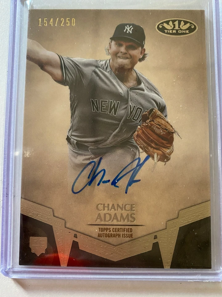 A8586 - 2019 Topps Tier One Break Out Autographs #BACA Chance Adams/250 - Image 1 of 1