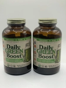 2x Daily Green Boost 8Oz Organic Raw Vegan GF USA 8oz Each  Set Of 2 - New! - Picture 1 of 6