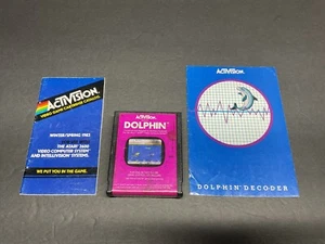 Atari 2600 Dolphin Game Catalog and Manual Tested - Picture 1 of 9