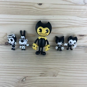 Lote de 5 figuras coleccionables de Bendy and the Ink Machine Boris Alice Phatmojo - Imagen 1 de 12