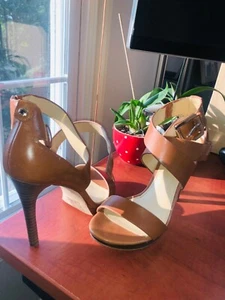 Michael Kors Women heels worn once. Light caramel shoes for you to enjoy - Picture 1 of 3