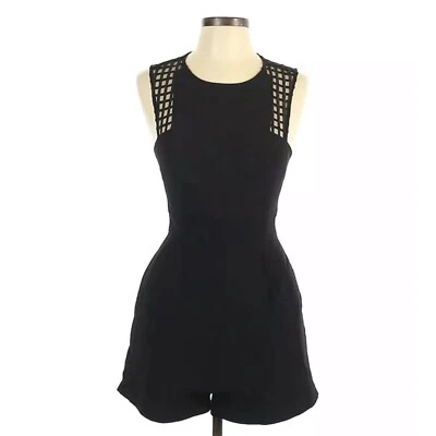 Macacão Finders Keepers Feminino Tamanho Pequeno Here We Go Preto Sem Mangas - Imagem 1 de 4