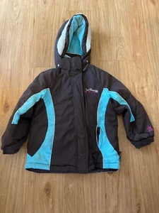 Zero Xposur Reversible Polyester Faux Fur Winter Jacket coat Girls 5/6 - Picture 1 of 12