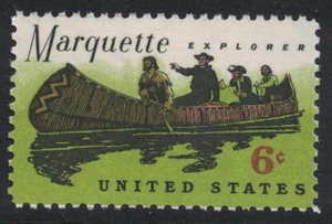 Scott 1356- Marquette, Mississippi Exploration- MNH 6c 1968- mint unused stamp - Picture 1 of 1