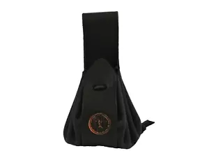 Lederbeutel Talersack Leder schwarz Yggdrasil Prägung Lebensbaum Mittelalter - Picture 1 of 6
