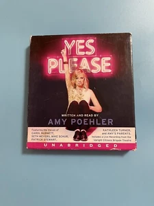 Yes Please Written and Read by Amy Pohler Unabridged 7 CD Audio Book - Picture 1 of 4