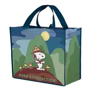 New ListingPEANUTS Extra Large Reusable SNOOPY Tote Bag with Handle NEW Free Shipping!