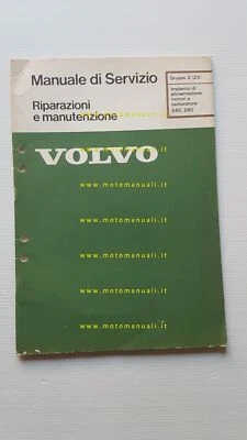Volvo 240-260 1977 manuale officina carburatori SU - Zenith Italiano originale - Immagine 1 di 4