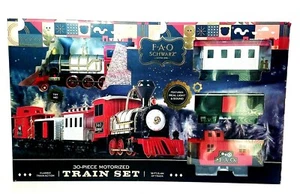 FAO Schwarz 1006832 Classic Motorized Train Set Features Real Light & Sounds - Picture 1 of 4
