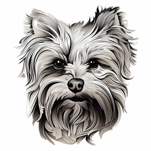Autoaufkleber Sticker Yorkshire Terrier Aufkleber 9X9 cm - Bild 1 von 1