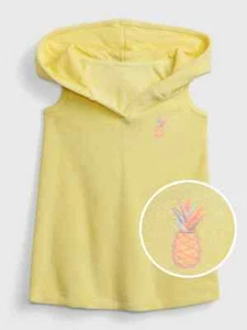 GAP GIRL'S NEW HONEY SUCKLE YELLOW SLEEVELESS SWIM COVER-UP $29.95 SIZE 5 BNWT - Picture 1 of 1