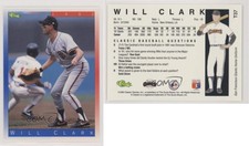 1992 Classic Update Blue/Red Travel Edition Will Clark #T37