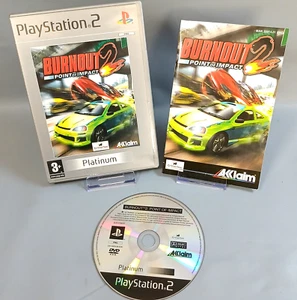 Burnout 2: Point of Impact (Platinum) PS2 PlayStation 2 Juego PAL EN MUY BUENA CONDICIÓN FREEPOST - Imagen 1 de 7