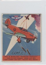 1941 Goudey Sky-Birds Chewing Gum R137 English Hawker Henley #3 13sn