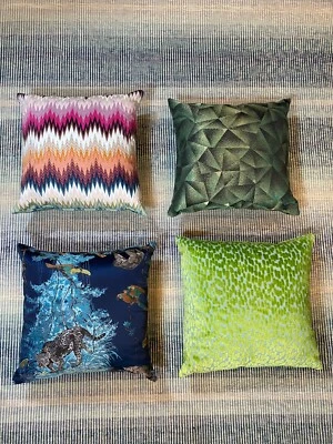 Travesseiro de veludo capa de travesseiro quadrado retangular círculo tamanho personalizado cores - Imagem 1 de 4