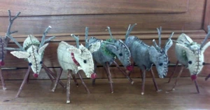 Reindeer Ornament  Or Standing 3-D Fabric Paper Pattern - Prairie Road Designs - Picture 1 of 3