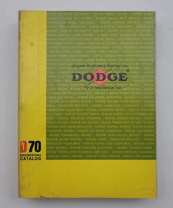 Vintage Dodge D70 Engineering Catalog 1st Edition Jan. 1970 Star Machinery PDX - Imagen 1 de 16
