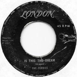 THE ZOMBIES Is This The Dream on London Philippines import '60s mod rock 45 HEAR - Picture 1 of 2