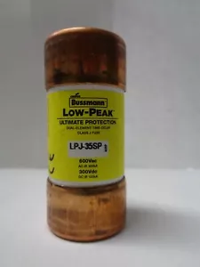 New Bussmann LPJ-35SP 35 Amp Fuse Low Peak Class J 600V NEW LOOK - Picture 1 of 2