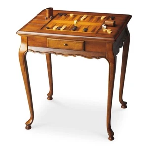 Butler Bannockburn Olive Ash Burl Game Table, Olive Ash Burl - 1694101 - Picture 1 of 1