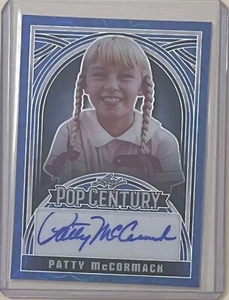 2024 LEAF POP CENTURY PATTY MCCORMACK AUTÓGRAFO #/D 5/6 TV "THE BAD SEED" TARJETA - Imagen 1 de 3