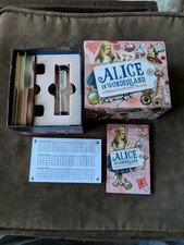 Alice in Wonderland Game -A Curious Collection of Puzzles Trivia Game New Condit