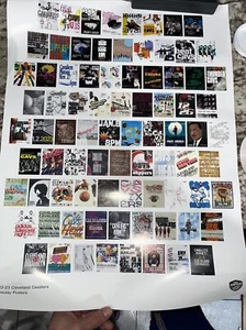 2022-23 Cleveland Cavilers Game day Posters  - Picture 1 of 7
