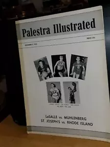 PALESTRA 1955 ilustrado Lasalle vs Mulenberg Saint Joseph's vs Rhode Island - Imagen 1 de 3